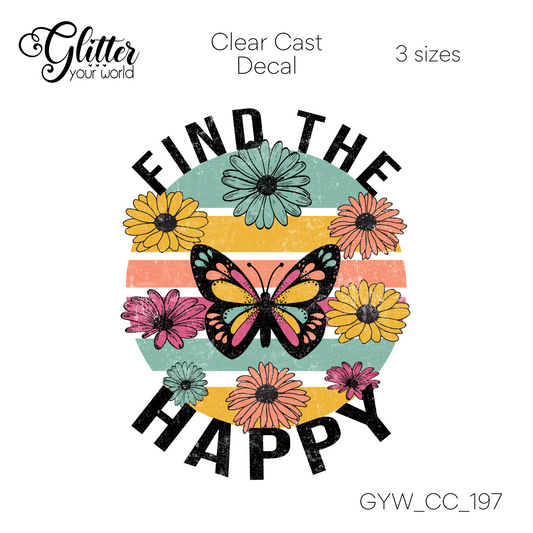 Find The Happy CC_197 Clear Cast Decal