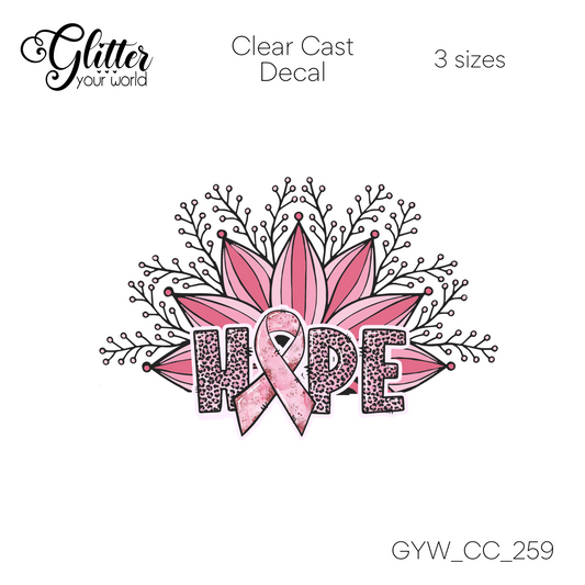 Hope CC_259 Clear Cast Decal